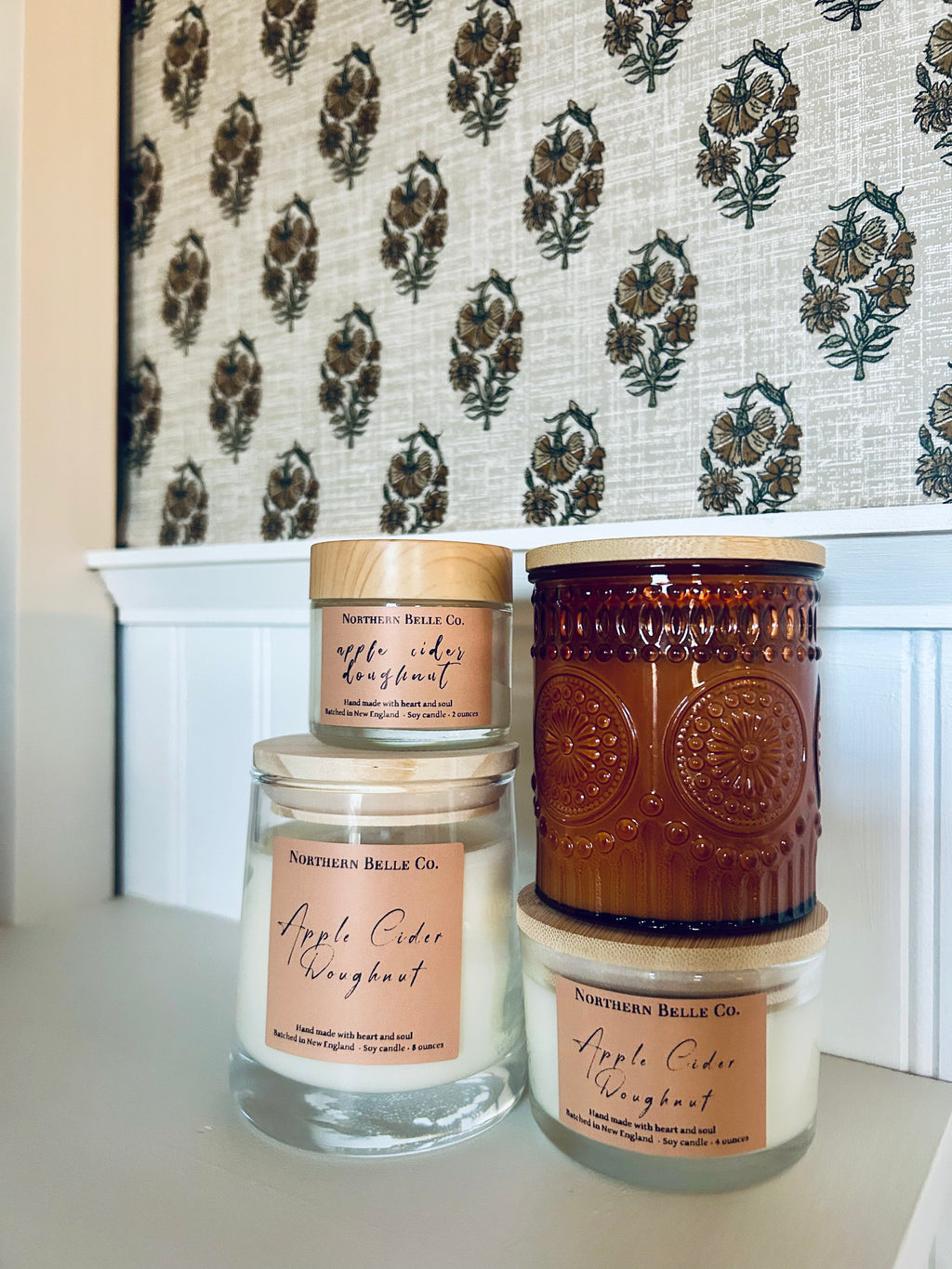 Apple Cider Doughnut Candle