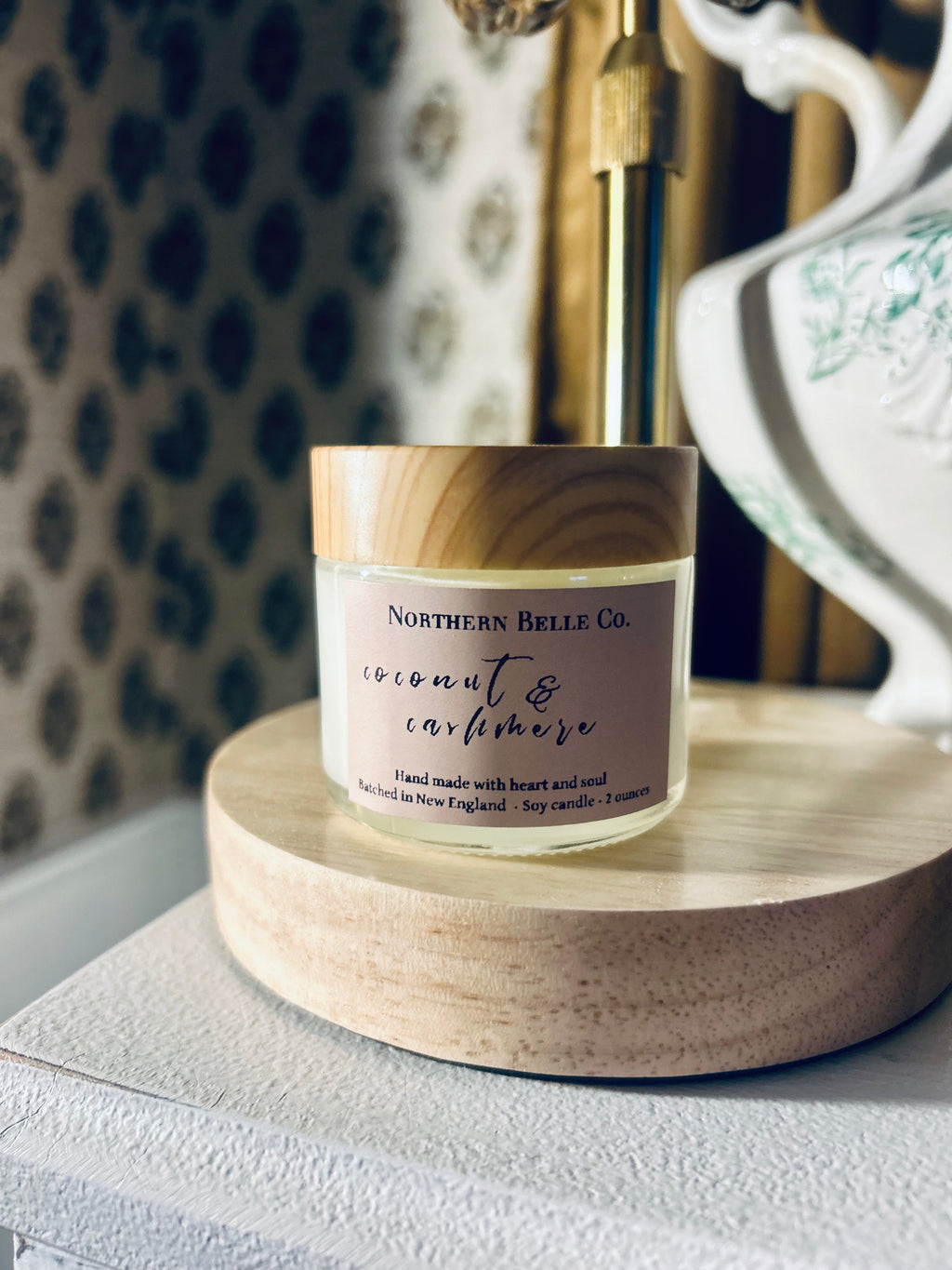 Coconut & Cashmere soy candle