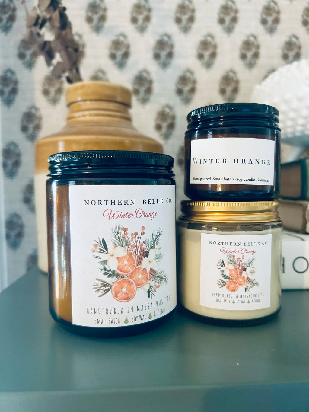 Winter Orange Candle