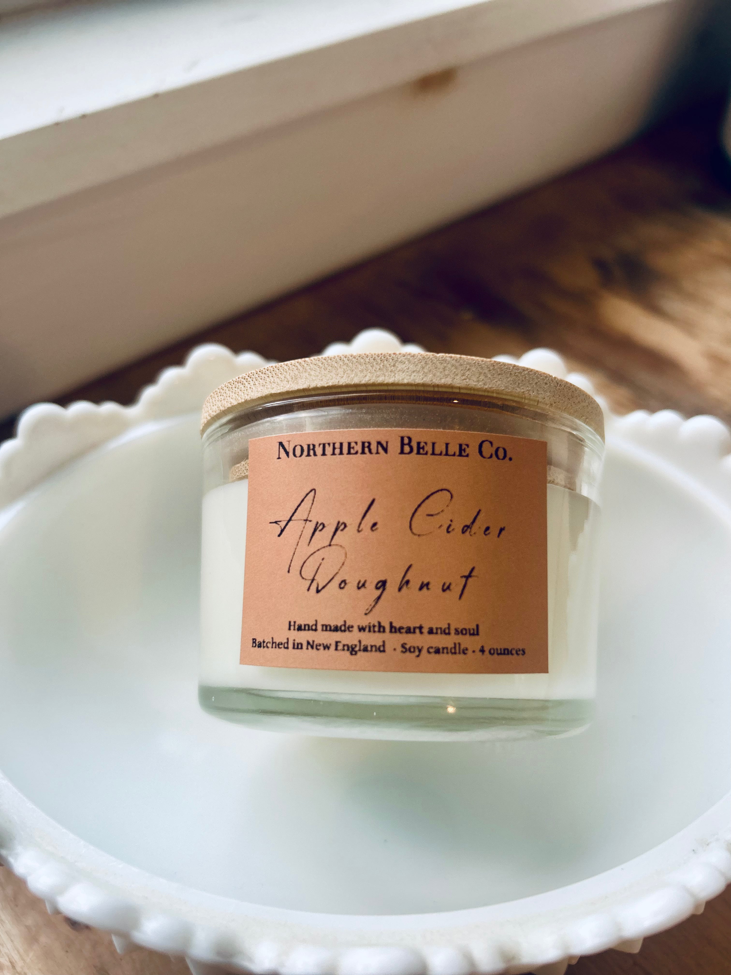 Apple Cider Doughnut Candle