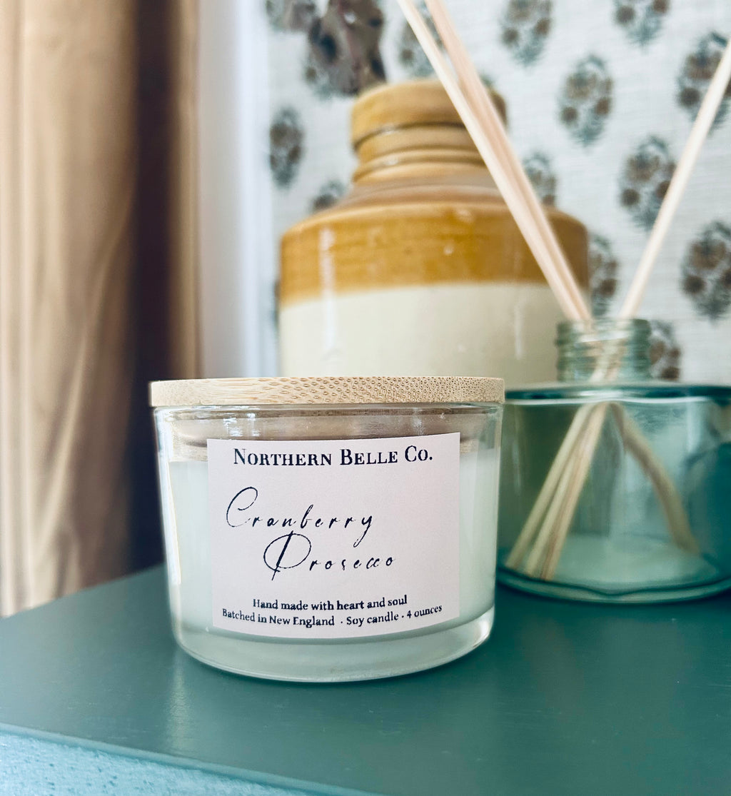 Cranberry Prosecco Soy Candle