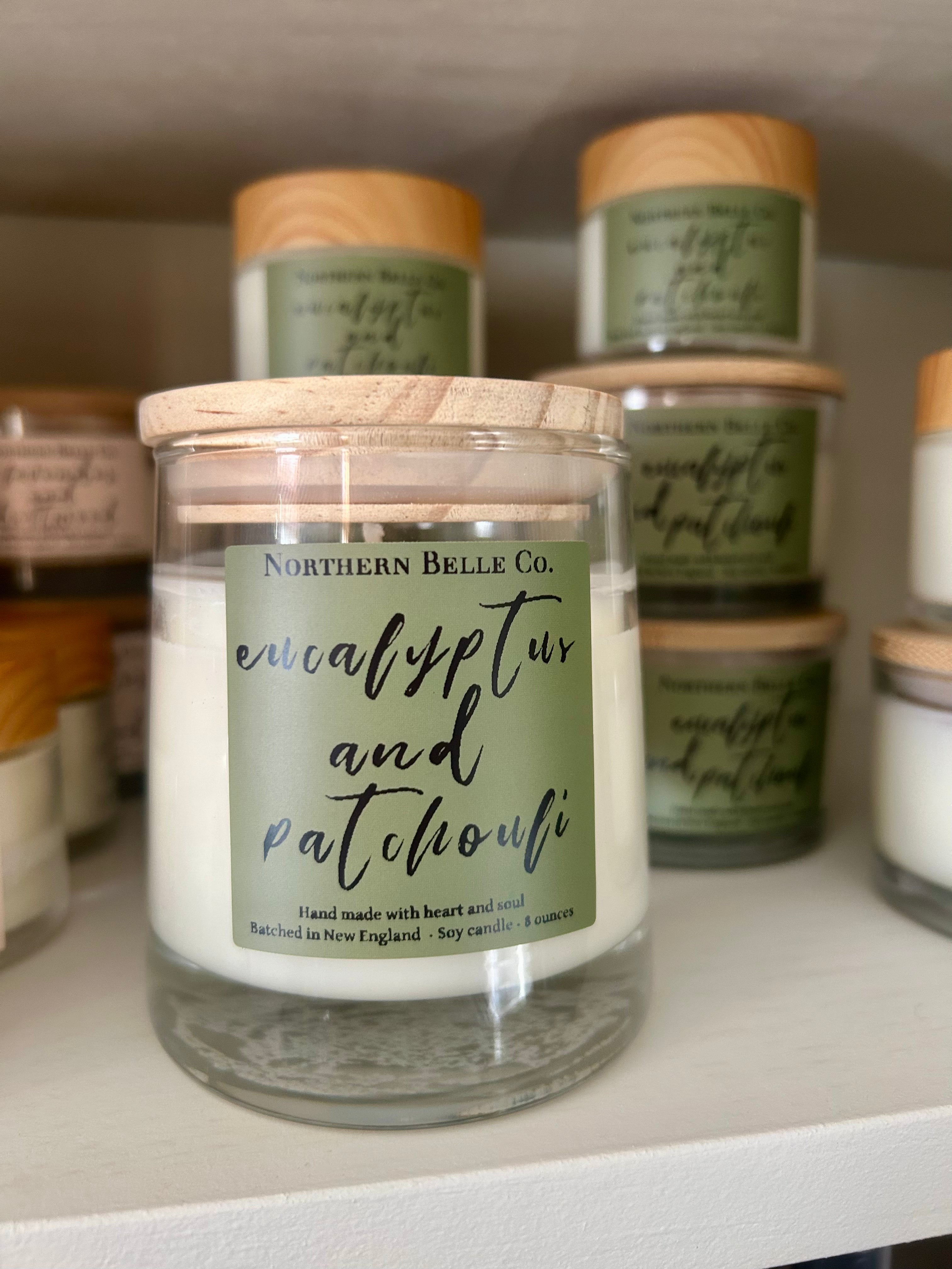 Eucalyptus and Patchouli Candle