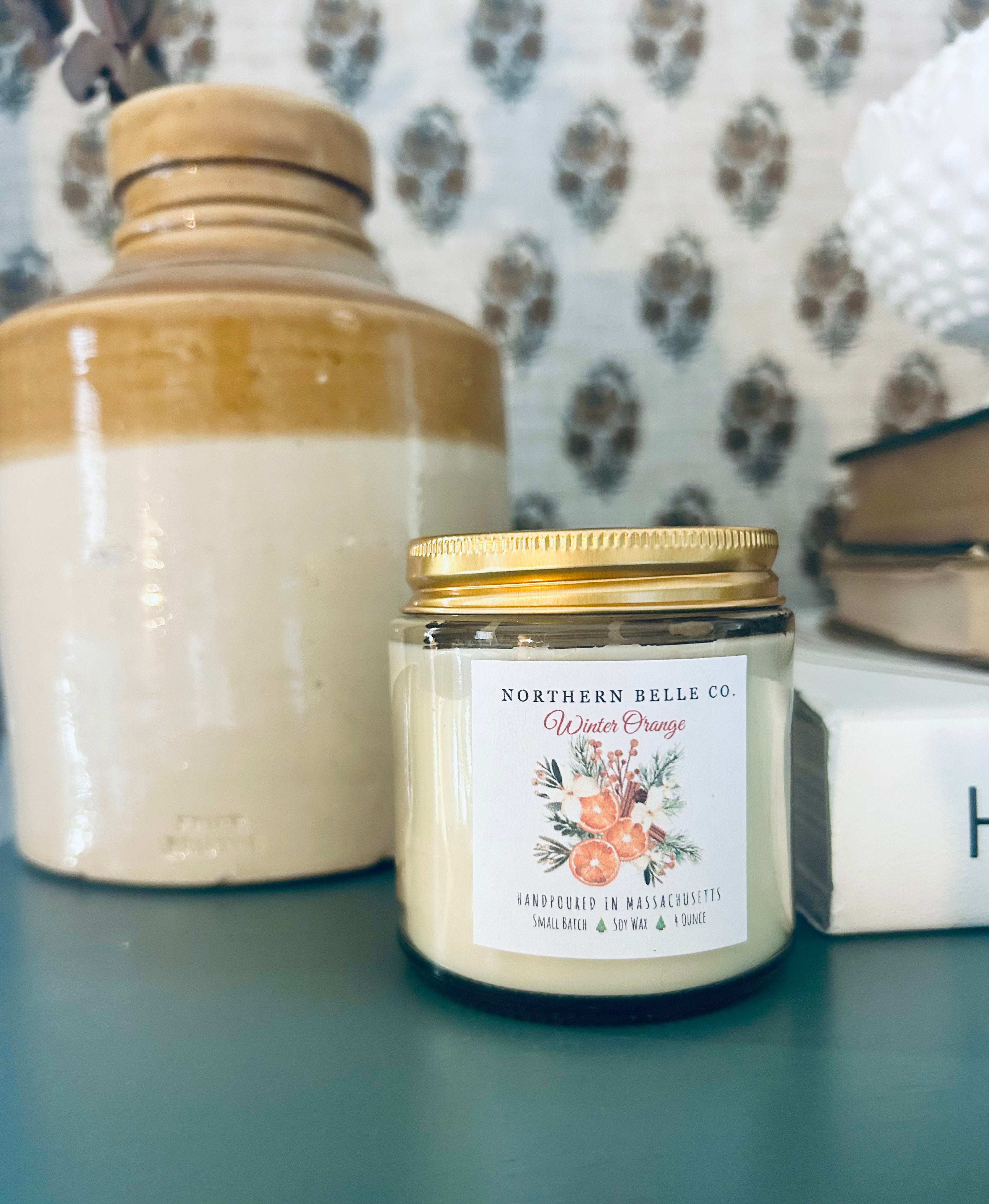 Winter Orange Candle