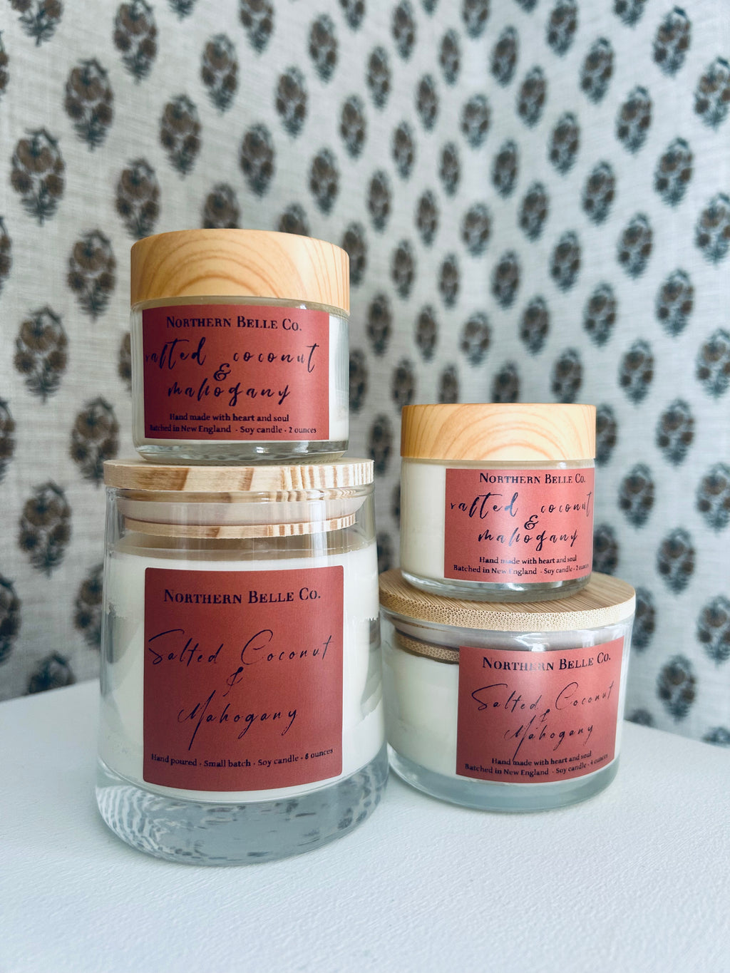 Salted Coconut & Mahogany Candle