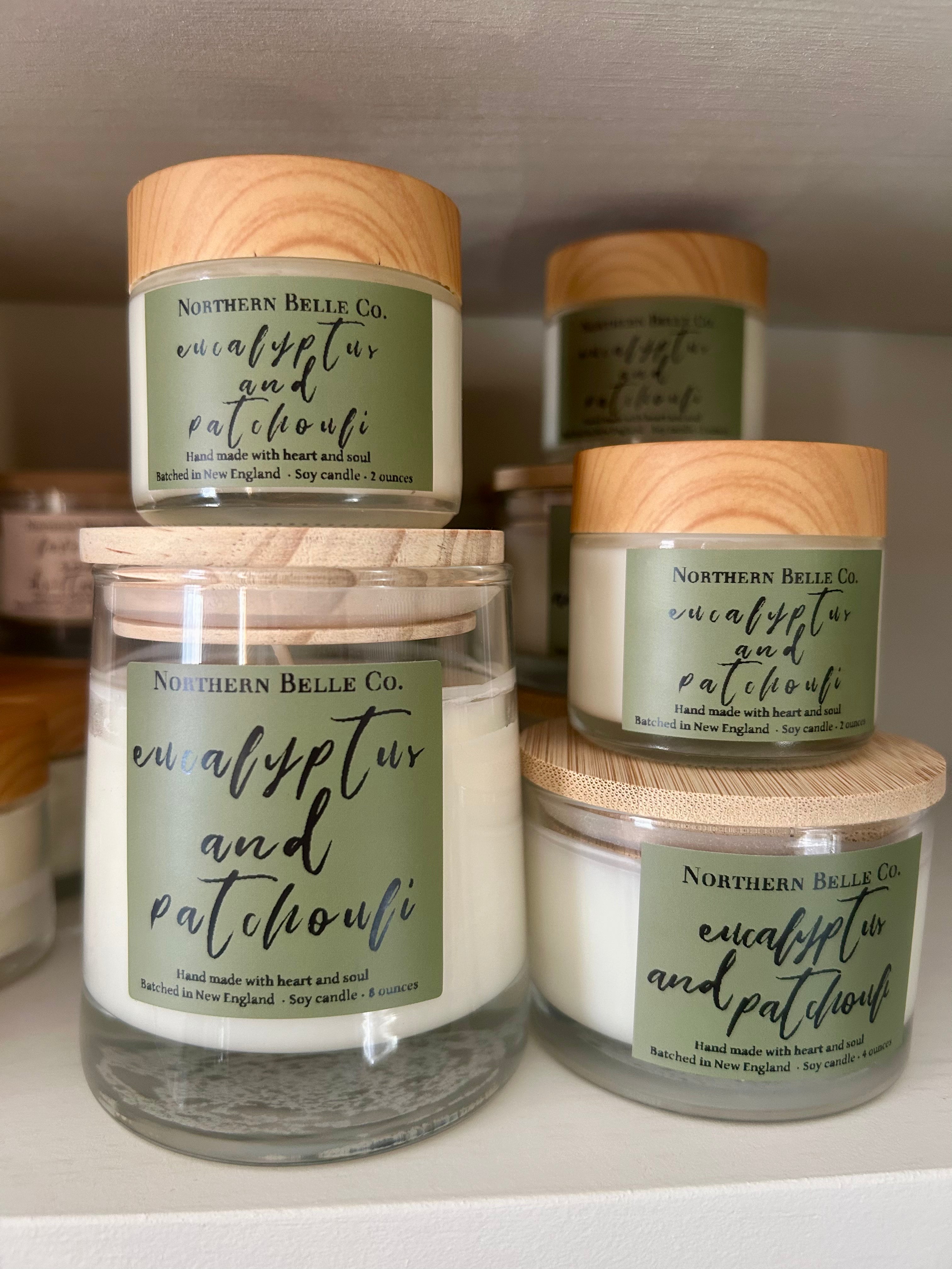 Eucalyptus and Patchouli Candle