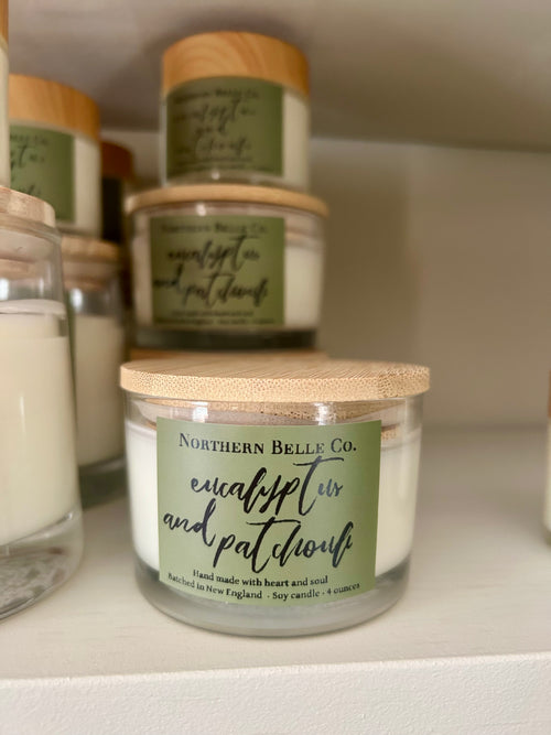 Eucalyptus and Patchouli Candle
