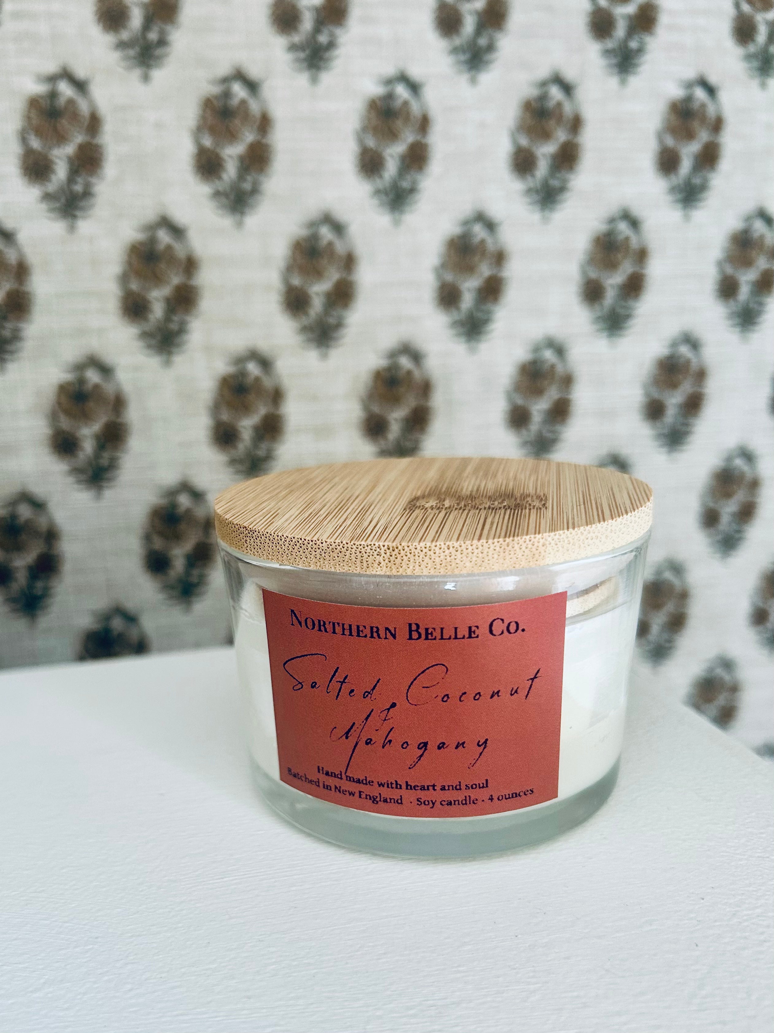 Salted Coconut & Mahogany Candle