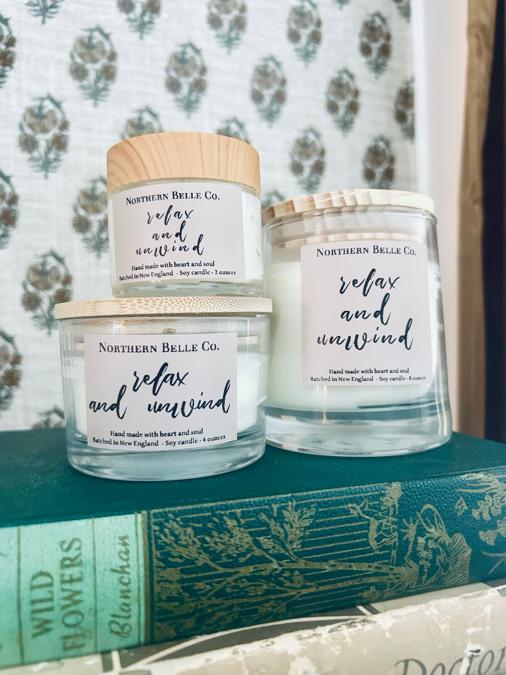 “Relax and Unwind” candle