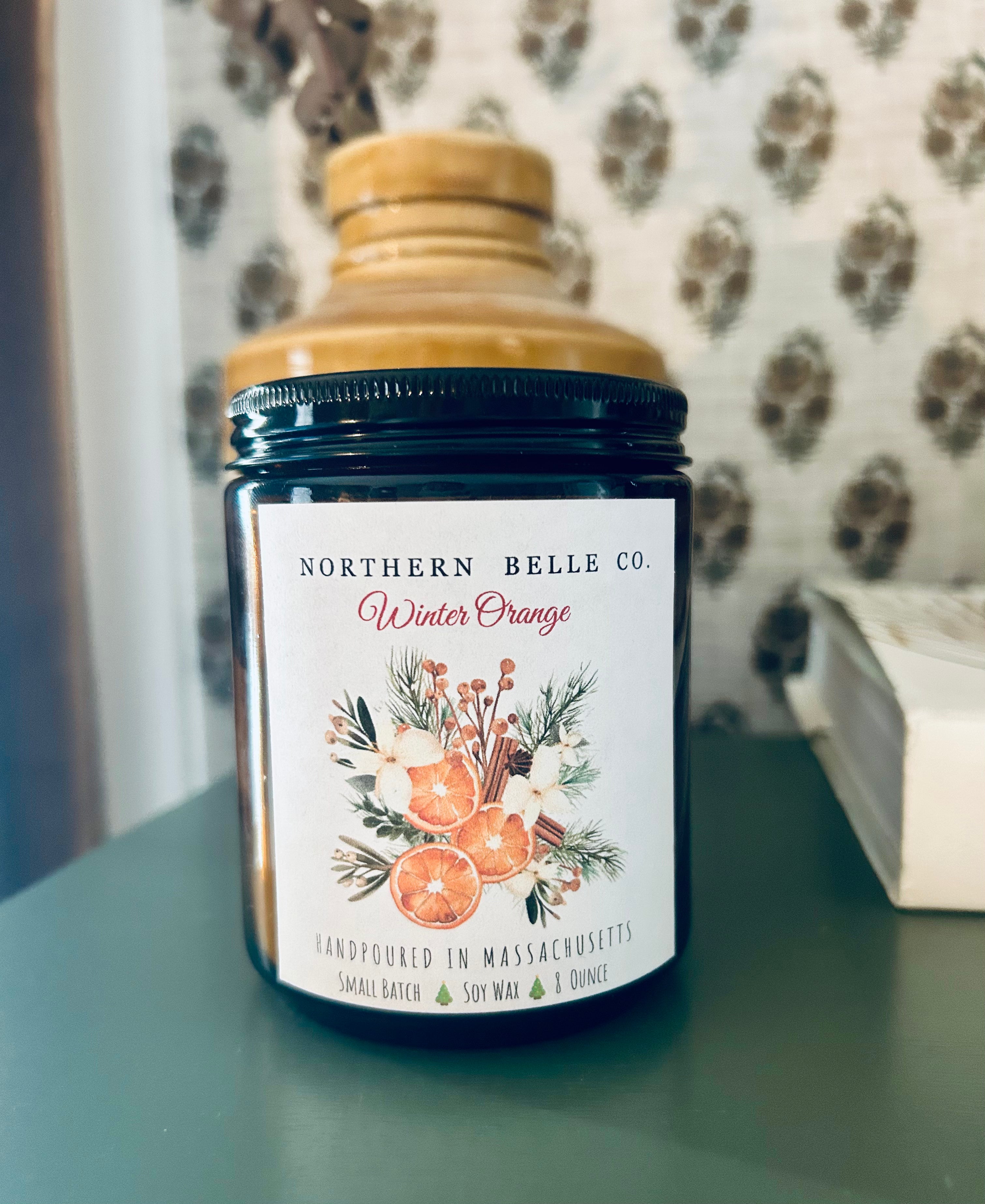 Winter Orange Candle