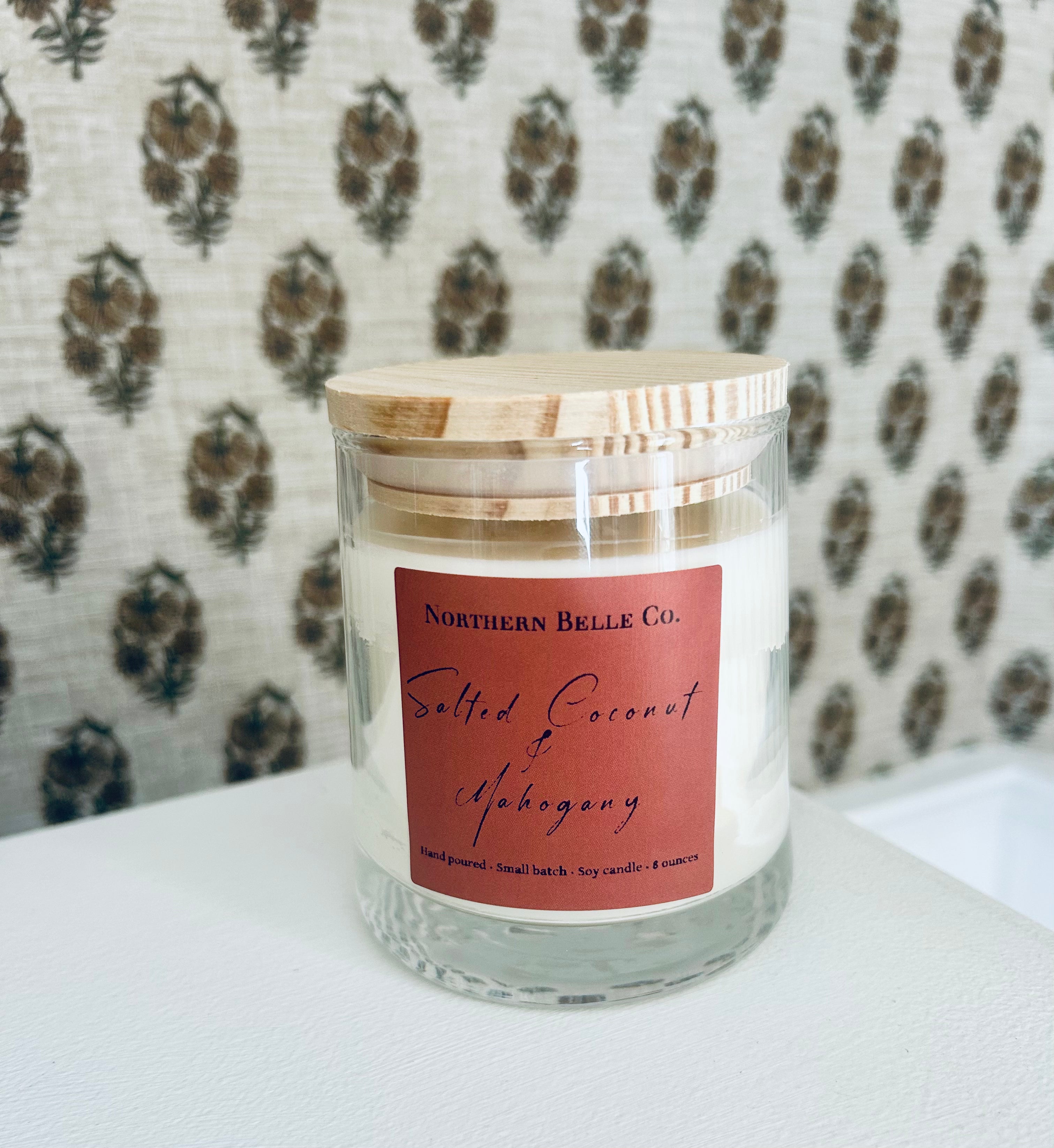Salted Coconut & Mahogany Candle