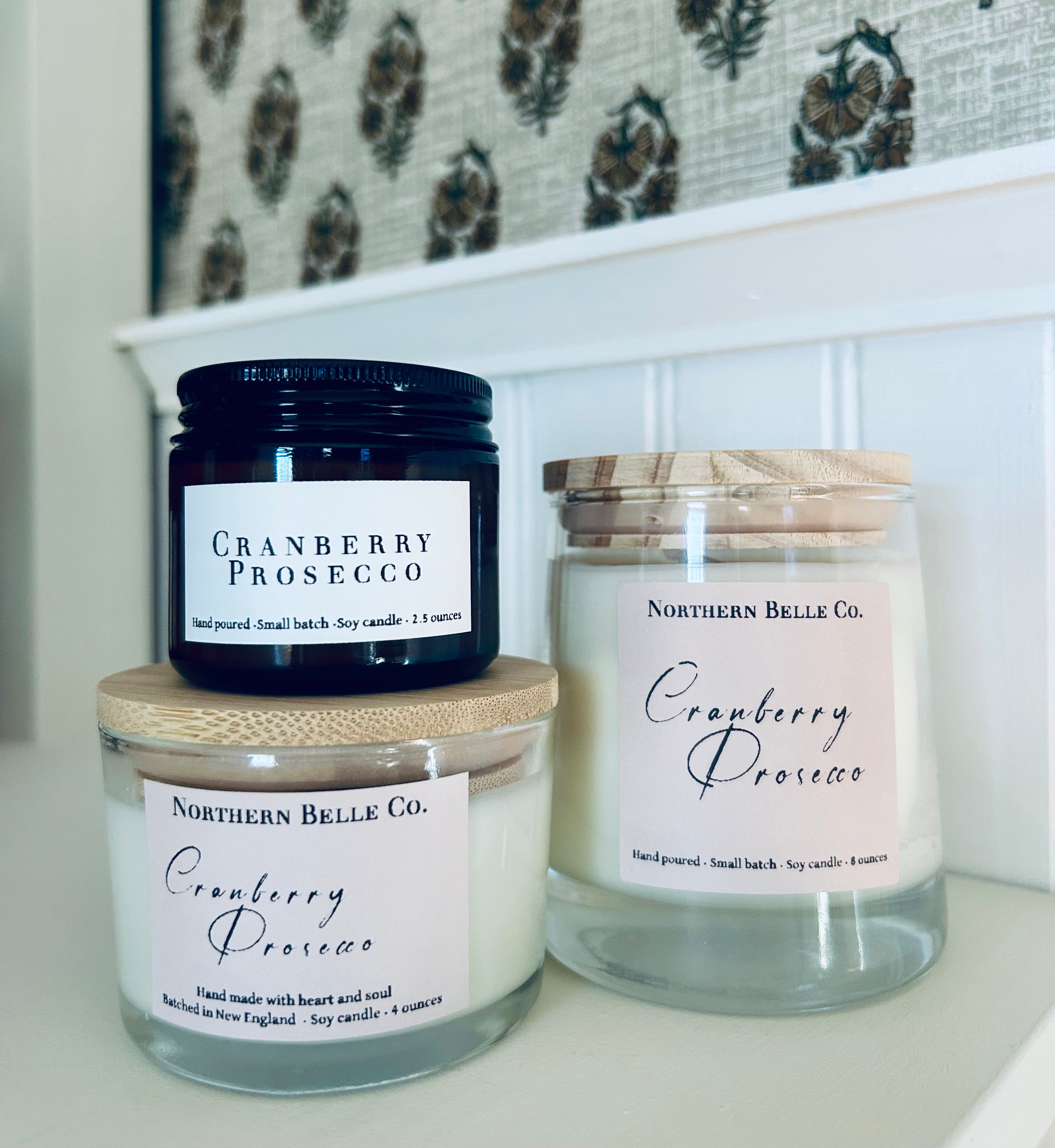 Cranberry Prosecco Soy Candle